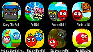 Crazy Ollie Ball, Roll Ball, Bounce Ball 4, Plants ball 5, Red and Blue Ball, Red Bouncing Ball screenshot 5