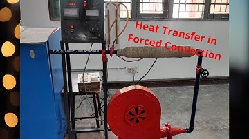 Heat transfer in forced convection apparatus : Thermal Lab experiments