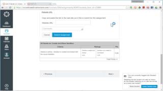 @ONE - Copy and Submit a Website URL to a Canvas Assignment