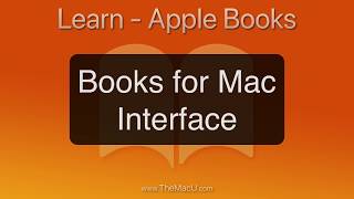Apple Books App for Mac Interface Tutorial Apple Books App for Mac Interface Tutorial