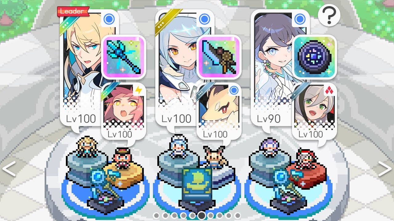 Dark Haniwa SD/AD Stage Ciel team 3.535m Score - World Flipper JP