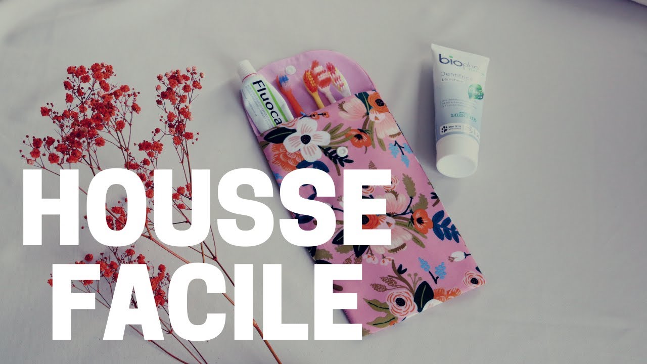 Couture débutant. Coudre une housse pour brosse à dents