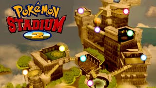 Taking on the Johto Gym Leader Castle (RENTALS ONLY) | Pokemon Stadium 2