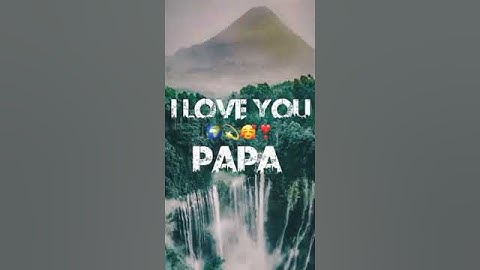 love you papa 💕
