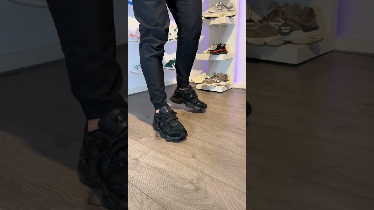 New Balance 9060 Triple Black Stealth Mode Activated 