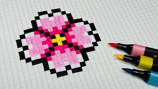 Flower Mini Pixel Art Tutorial