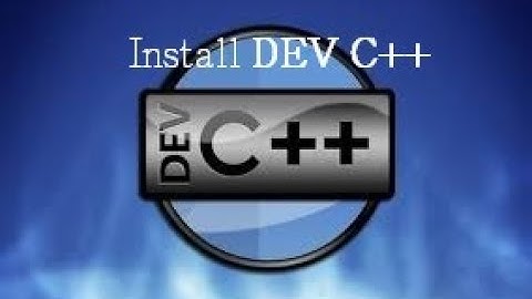 Easy way to install dev c++ and  run graphic program in dev c++
