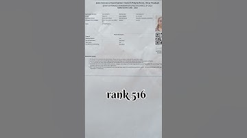jeecup rank card #result  up #polytechnic #entrance #exam #study #bteup #college #youtubeshorts