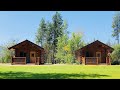 14x24 Log Cabins Walk Through, Single Level Finished West Glacier Montana 14x24 Log Cabins Walk Through, Single Level Finished West Glacier Montana
