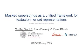 O Sladky. Masked Superstrings as a Unified Framework for Textual k-mer Set Representations
