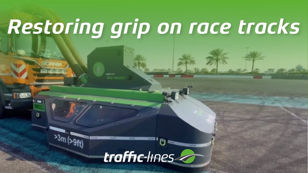 traffic-lines restoring grip on race tracks with duo twister