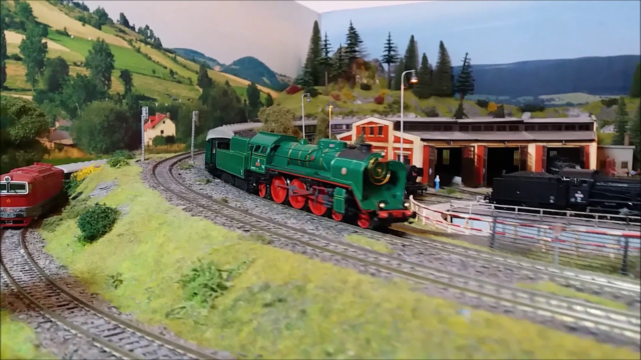 Parní lokomotiva řady 387  v měřítku TT