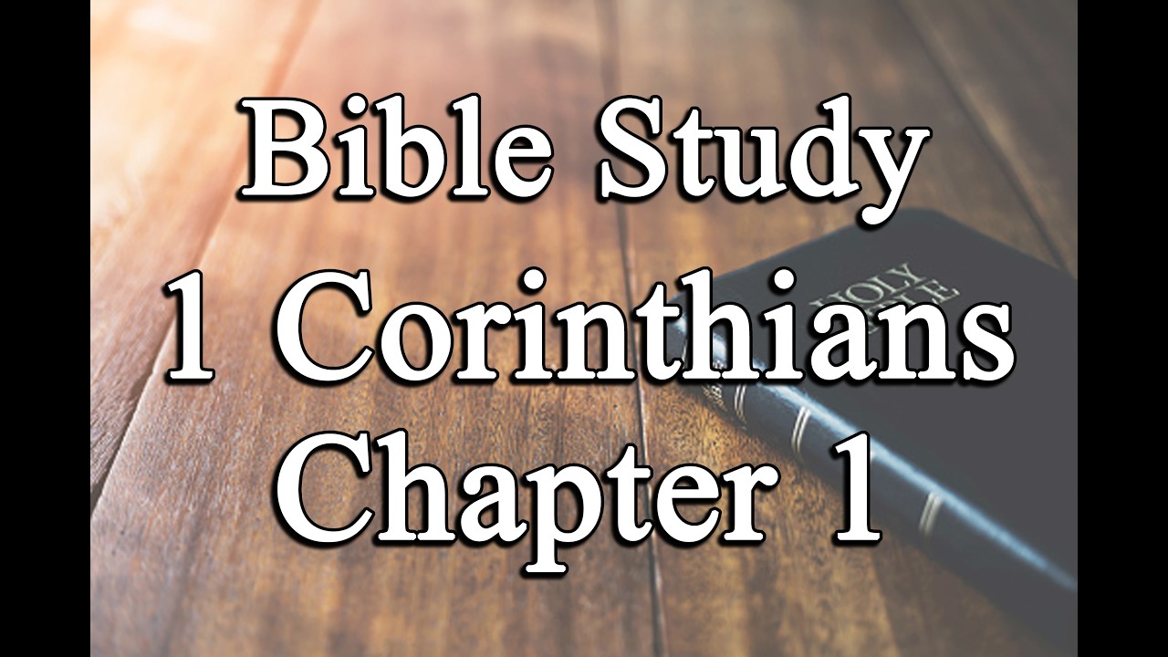 Bible Study - 1 Corinthians Chapter 1 - Angeles City Southside Church Of Christ - March 08, 2026