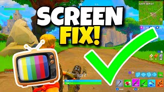 HOW TO FIX ZOOMED SCREEN IN FORTNITE! - SCREEN FIX FOR PS4 AND XBOX!