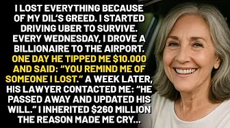I lost everything because of my daughter-in-law’s greed. I started driving Uber to survive. Every...