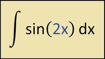 Integral of sin(2x) dx