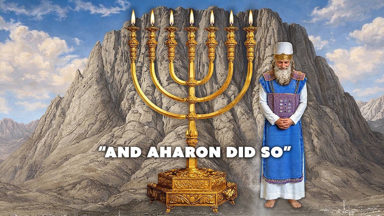 Temple Talk: Aharon Kindles the Golden Menorah! - YouTube