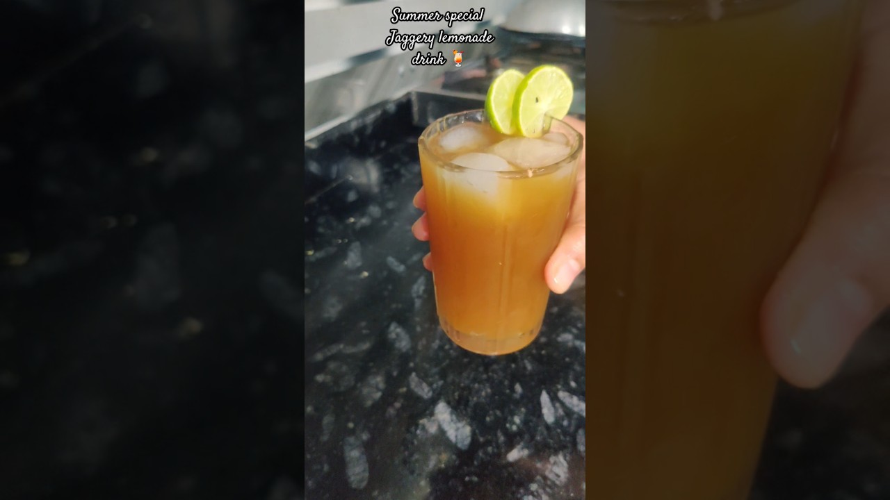 summer special jaggery lemonade 🍋