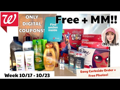 Walgreens Haul ONLY DIGITAL COUPONS + All FREE + MM!! (10/17-10/23)
