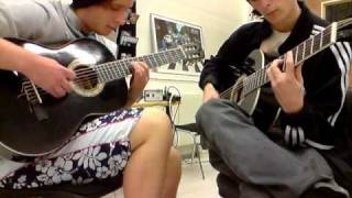Acoustic improvisation on Guitar Duet chords
