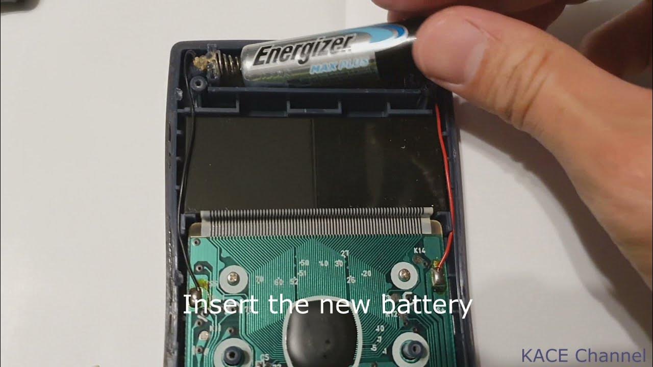 How to replace battery of Casio FX100MS series Scientific Calculator YouTube