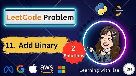 LeetCode Problem | Add Binary 0️⃣1️⃣0️⃣1️⃣