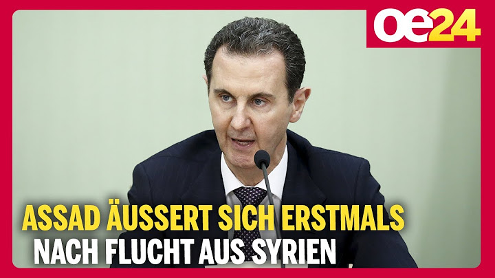 Assad äußert sich erstmals nach Flucht aus Syrien