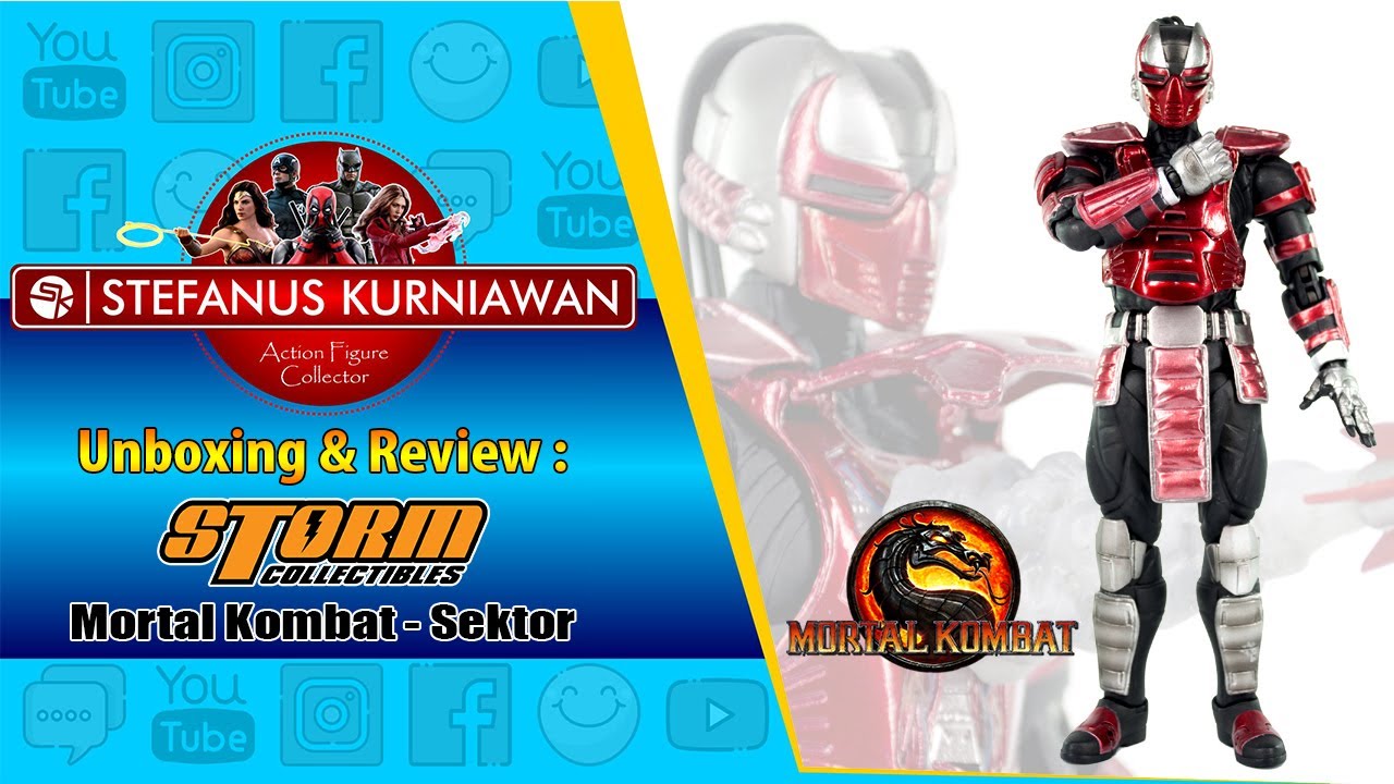 Storm Collectibles - Mortal Kombat Sektor - YouTube
