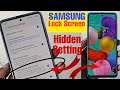 Samsung Mobile Lock Screen Hidden Secret Setting || You don't know Galaxy A51, A50, A30, A31, S20