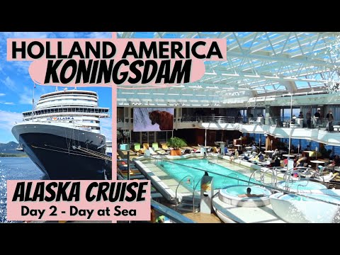 Holland America Koningsdam | Day 2 - Day at Sea | Alaska Cruise | Neptune & Pinnacle Suite Tour