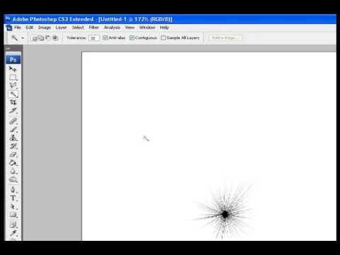 Photoshop cs tutorial: bullet hole