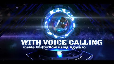 Flutterflow & Agora chat and Voice Calling App - Part 1
