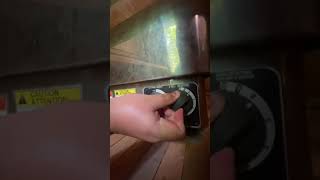 Reset the Sauna