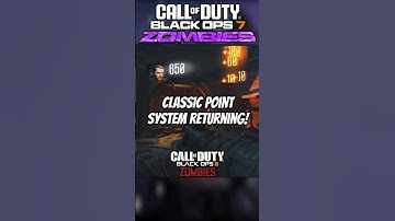 CLASSIC POINT SYSTEM IS RETURNING TO BO7 ZOMBIES! #shorts #bo3 #bo7 #codzombies