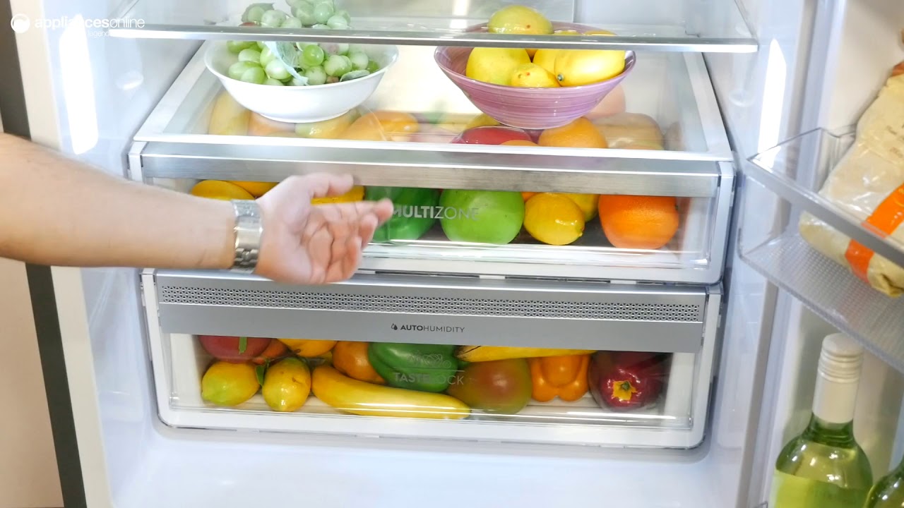 Electrolux EBE4507SB R 453L Bottom Mount Fridge - YouTube