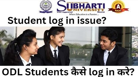 Subharti University distance student log in issue? How to do student log in at subharti University!