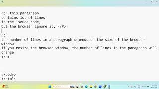 SESSION-1 || MODULE-6 || HTML CODING || PARAGRAPH