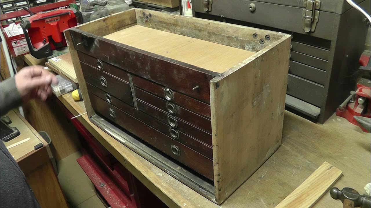 Restoration of a 1918 1920 UNION TOOL CHEST CO, Machinist Tool Chest