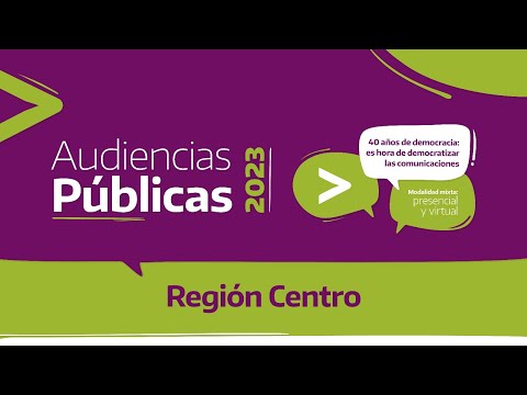 Audiencia Pública Región