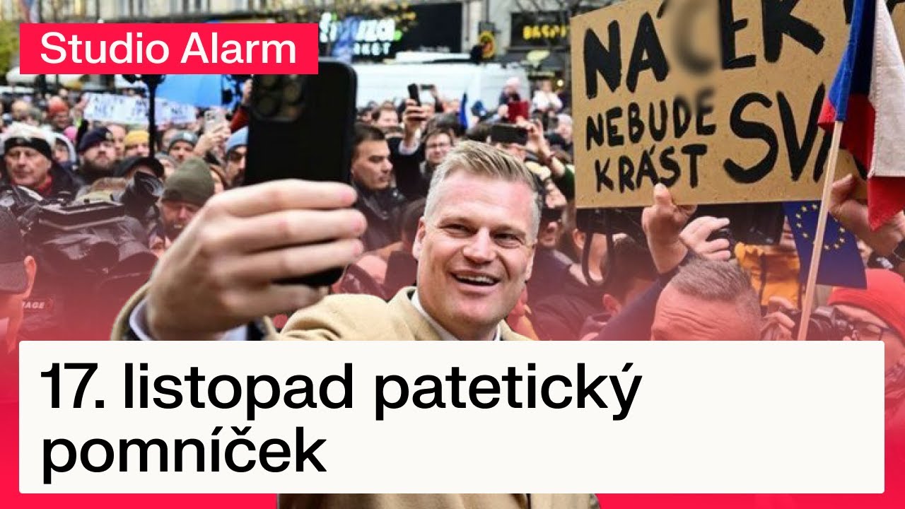 Zbyl z oslav 17. listopadu jen vyprázdněný patetický pomníček? | Diskuze redakce Alarmu