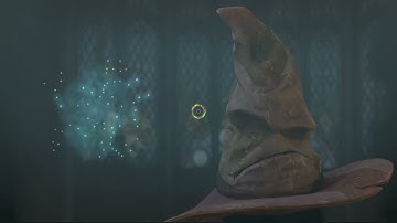 Hogwarts Legacy Hufflepuff sorting hat