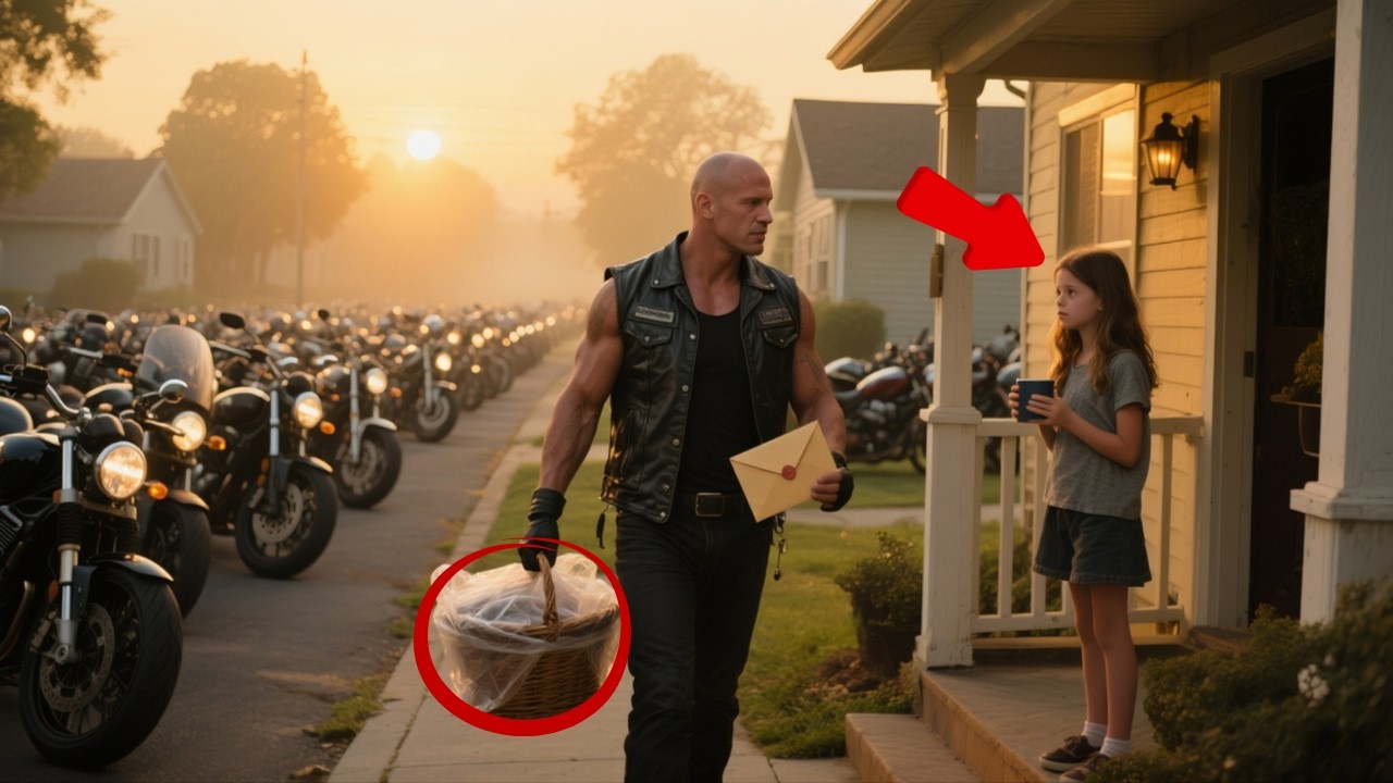 She Changed a Biker’s Tire in the Pouring Rain — Next Day, 400 Engines Surrounded Her Home