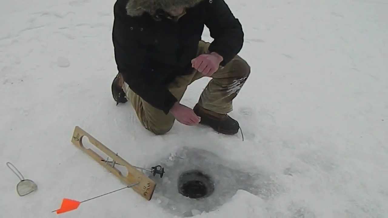 Ice Fishing Trout in Wisconsin YouTube