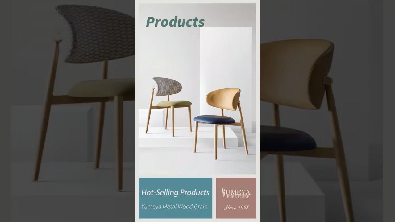 🔥Yumeya's HOT Metal Wood Grain Chairs! Watch Why Restaurants LOVE This Durable Seating. 🍽️