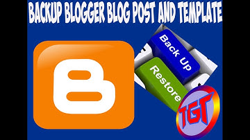 How To Backup Blogger Blog-2016