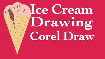 Corel Draw Ice Cream Drawing | Lunar Computer College