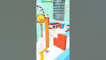 Cube Surfer LVL 11 to LVL 20 Part 7 Gameplay FUN GAME #shorts #cubesurfer #fungames #viralvideo