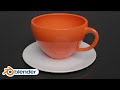 Tutorial Principiantes blender 2.8 Modelado taza