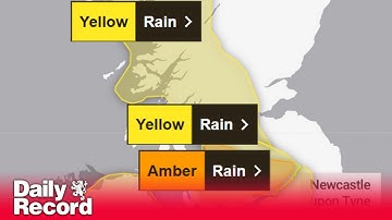 Met Office updates yellow rain warning to amber as Scots face worse conditions