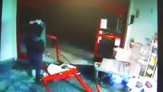 Truck driven into CVS store (2010-01-20)